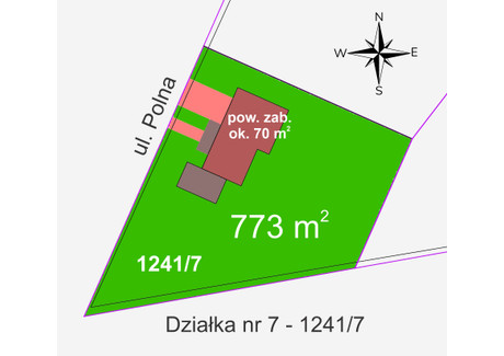 Działka na sprzedaż - Rekowska Skorzewo, Kościerzyna (gm.), Kościerski (pow.), 773 m², 199 485 PLN, NET-73