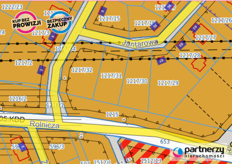 Działka na sprzedaż - Jantarowa Reda, Wejherowski, 1367 m², 420 000 PLN, NET-PAN270170