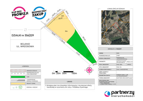 Działka na sprzedaż - Wrzosowa Bojano, Szemud, Wejherowski, 20 060 m², 8 024 000 PLN, NET-PAN333380