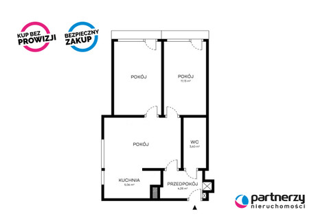 Mieszkanie na sprzedaż - Rzeźnicka Śródmieście, Gdańsk, 49,94 m², 619 000 PLN, NET-PAN414500