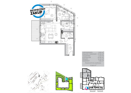 Mieszkanie na sprzedaż - Sybiraków Kwidzyn, Kwidzyński, 75,5 m², 641 750 PLN, NET-PAN498585