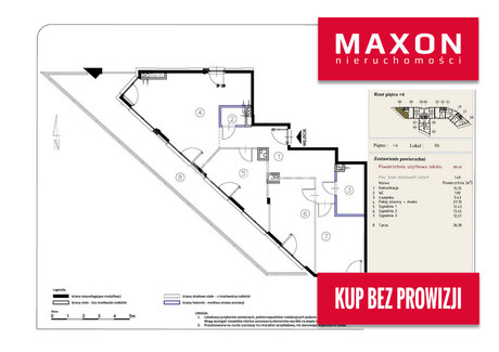 Mieszkanie na sprzedaż - ul. Kosynierów Marki, Wołomiński, 88,48 m², 1 052 912 PLN, NET-61758/MS/MAX