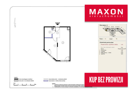 Mieszkanie na sprzedaż - ul. Kosynierów Marki, Wołomiński, 41,85 m², 552 420 PLN, NET-61752/MS/MAX