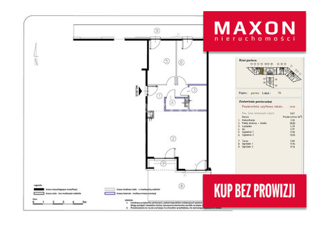 Mieszkanie na sprzedaż - ul. Kosynierów Marki, Wołomiński, 69 m², 786 600 PLN, NET-61756/MS/MAX