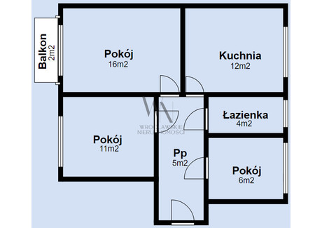 Mieszkanie na sprzedaż - Lubuska Krzyki, Wrocław-Krzyki, Wrocław, 54 m², 550 000 PLN, NET-879932