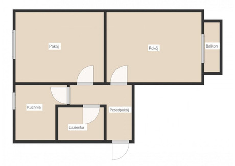 Mieszkanie na sprzedaż - Olsztyńska Przymorze, Gdańsk, 45 m², 559 000 PLN, NET-MG312221