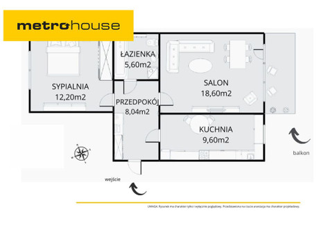 Mieszkanie na sprzedaż - Współczesna Borkowo, Pruszcz Gdański, Gdański, 54,04 m², 638 000 PLN, NET-TOWE665