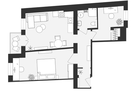 Mieszkanie na sprzedaż - Nad Bogdanką Jeżyce, Poznań, 61,8 m², 499 000 PLN, NET-KW_28062024