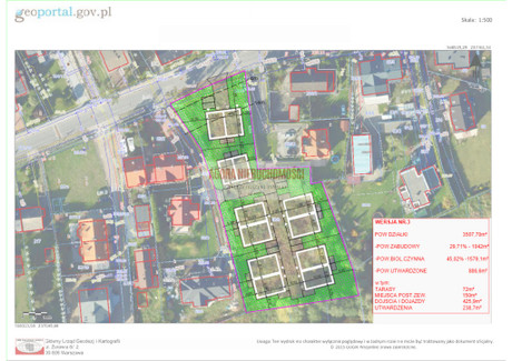 Działka na sprzedaż - Cechowa Kurdwanów, Kraków, 3506 m², 4 000 000 PLN, NET-162/231/OGS