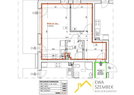 Mieszkanie na sprzedaż - Bronowice, Kraków, Kraków M., 34,13 m², 606 312 PLN, NET-SBK-MS-18058-2