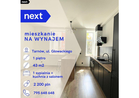 Mieszkanie do wynajęcia - Głowackiego Tarnów, 43 m², 2200 PLN, NET-614