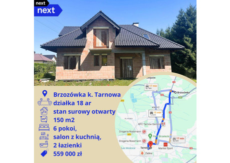 Dom na sprzedaż - Tarnowska Brzozówka, Lisia Góra, Tarnowski, 150 m², 559 000 PLN, NET-711