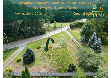 Działka na sprzedaż - Jodłówka-Wałki, Tarnów, Tarnowski, 1000 m², 130 000 PLN, NET-101