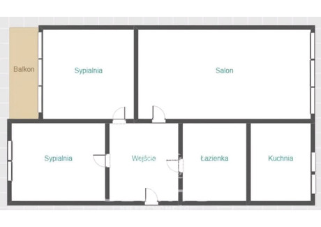 Mieszkanie na sprzedaż - Widzew, Łódź, Łódź M., 52,37 m², 337 000 PLN, NET-ATL-MS-105