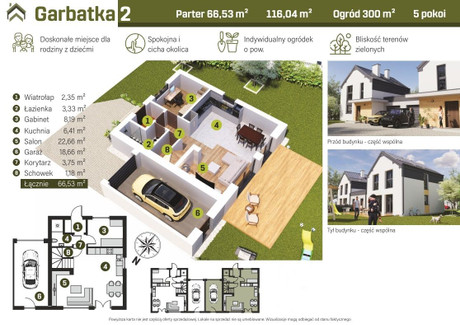 Dom na sprzedaż - Pastelowa Garbatka, Lesznowola, Piaseczyński, 116,04 m², 969 000 PLN, NET-985572