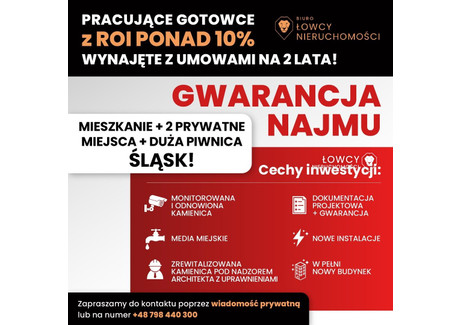 Mieszkanie na sprzedaż - Konstytucji Bytom, Bytom M., 44,88 m², 219 900 PLN, NET-LWC-MS-105