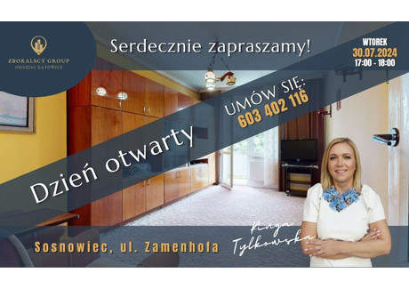 Mieszkanie na sprzedaż - Ludwika Zamenhofa Sosnowiec, 54,55 m², 275 000 PLN, NET-ZG872832