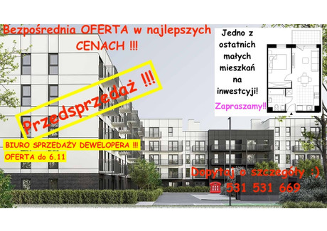 Mieszkanie na sprzedaż - Piaszczysta Prądnik Biały, Kraków, 36,2 m², 527 000 PLN, NET-4693/12809/OMS