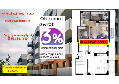 Mieszkanie na sprzedaż - Sielec, Sosnowiec, 55 m², 408 832 PLN, NET-5482/12809/OMS