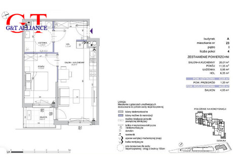 Mieszkanie na sprzedaż - Bokserska Ursynów, Warszawa, 44,89 m², 794 500 PLN, NET-ER851602