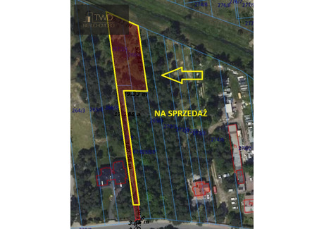 Działka na sprzedaż - Janusza Kusocińskiego Dąbrowa Górnicza, 1729,1 m², 208 000 PLN, NET-641874