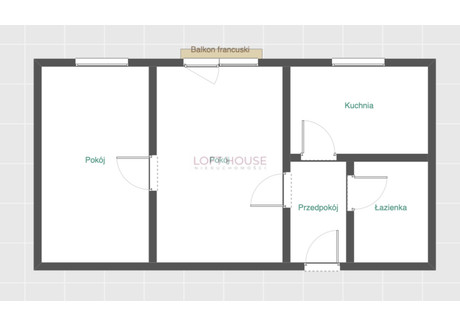 Mieszkanie na sprzedaż - Sikornik, Gliwice, 46 m², 255 000 PLN, NET-54