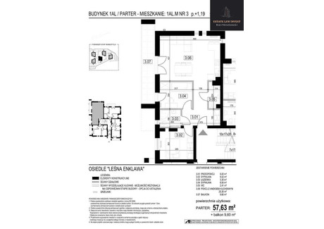 Mieszkanie na sprzedaż - Kopalniana Starachowice, Starachowicki, 57,63 m², 372 985 PLN, NET-212/11982/OMS