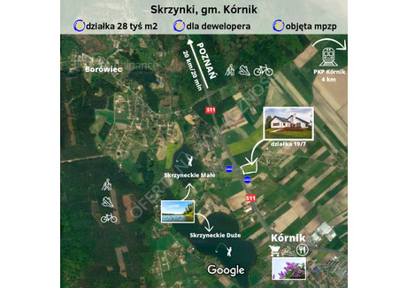 Działka na sprzedaż - Skrzynki, Kórnik, Poznański, 28 241 m², 4 800 000 PLN, NET-364022