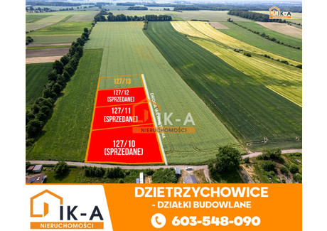 Działka na sprzedaż - Dzietrzychowice, Żagań (Gm.), Żagański (Pow.), 1400 m², 91 000 PLN, NET-107