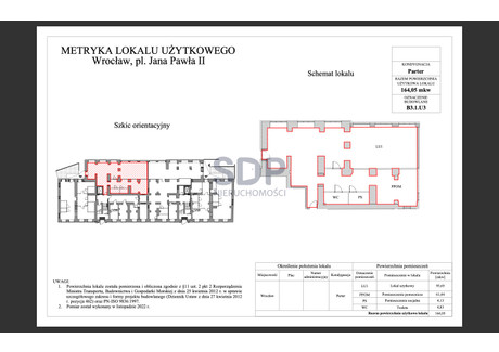 Lokal do wynajęcia - Jana Pawła II Stare Miasto, Wrocław, 164,05 m², 2953 Euro (12 757 PLN), NET-31389