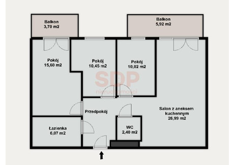 Mieszkanie na sprzedaż - Długa Szczepin, Stare Miasto, Wrocław, 79,98 m², 1 099 000 PLN, NET-36724