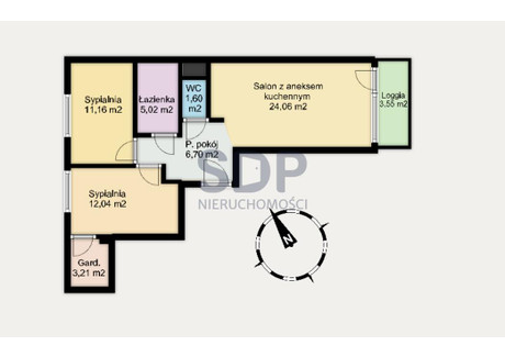 Mieszkanie na sprzedaż - Sołtysowicka Sołtysowice, Psie Pole, Wrocław, 63,79 m², 819 000 PLN, NET-33973