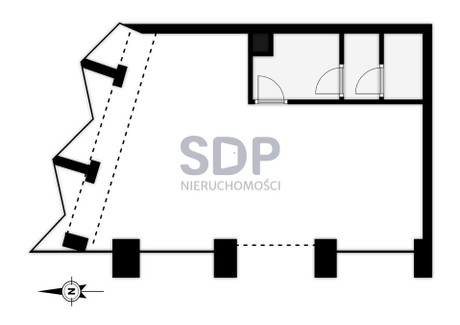 Biuro do wynajęcia - Bernardyńska Stare Miasto, Wrocław, 48,65 m², 7780 PLN, NET-33431