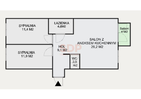 Mieszkanie na sprzedaż - Gorlicka Psie Pole, Wrocław, 68,5 m², 730 800 PLN, NET-36163