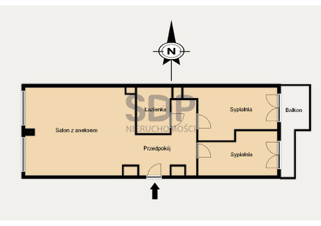 Mieszkanie na sprzedaż - Pl. Dominikański Stare Miasto, Wrocław, 73,55 m², 1 801 975 PLN, NET-34013