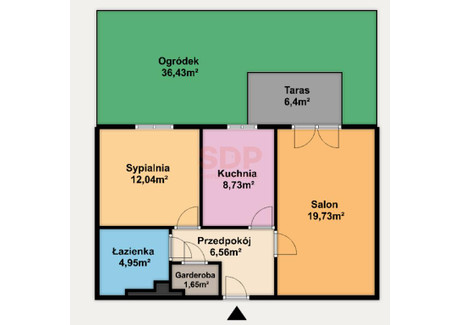 Mieszkanie na sprzedaż - Stabłowicka Stabłowice, Fabryczna, Wrocław, 53,65 m², 611 610 PLN, NET-37656