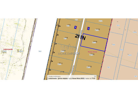 Działka na sprzedaż - Oleandrów Nowa Wola, Lesznowola, Piaseczyński, 1000 m², 800 000 PLN, NET-EMP-GS-9596