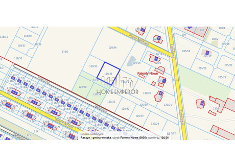 Działka na sprzedaż - Falencka Falenty Nowe, Raszyn, Pruszkowski, 1030 m², 741 600 PLN, NET-EMP-GS-9481