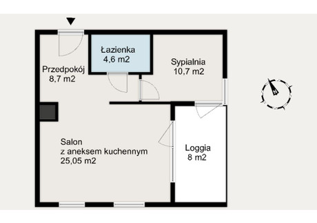 Mieszkanie na sprzedaż - Kopalniana Bemowo Chrzanów, Bemowo, Warszawa, 49,1 m², 820 000 PLN, NET-SDP892764