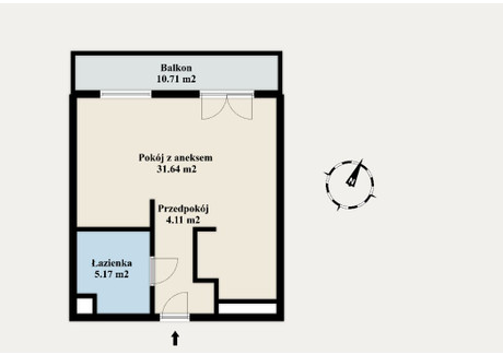 Mieszkanie na sprzedaż - Juliana Konstantego Ordona Warszawa, Wola, Warszawa, 42,01 m², 755 572 PLN, NET-SDP511806