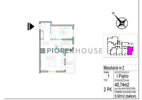 Mieszkanie na sprzedaż - Marsa Rembertów, Warszawa, 40,74 m², 620 000 PLN, NET-65868/6624/OMS