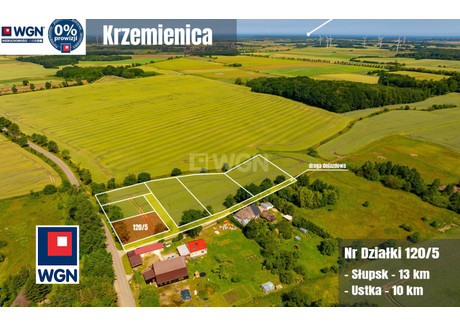 Działka na sprzedaż - Krzemienica, Słupsk (Gm.), Słupski (Pow.), 892 m², 107 000 PLN, NET-22864