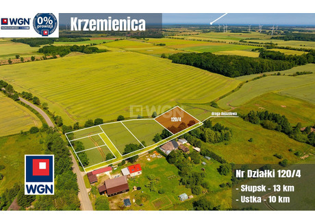 Działka na sprzedaż - Krzemienica, Słupsk (Gm.), Słupski (Pow.), 3044 m², 178 000 PLN, NET-22868