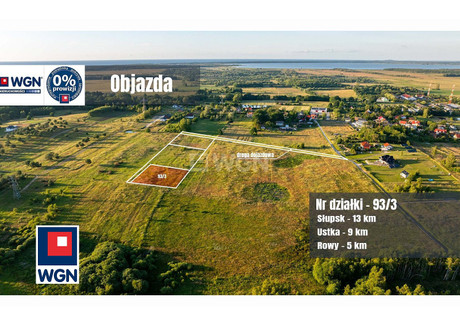 Działka na sprzedaż - Złota Objazda, Ustka (Gm.), Słupski (Pow.), 3000 m², 257 000 PLN, NET-22791