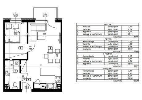 Mieszkanie na sprzedaż - Aleja Jana Pawła II Luboń, Poznański (Pow.), 38,56 m², 354 000 PLN, NET-445087-1