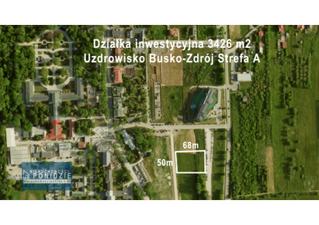 Działka na sprzedaż - Busko-Zdrój, Buski (pow.), 3426 m², 3 426 000 PLN, NET-17