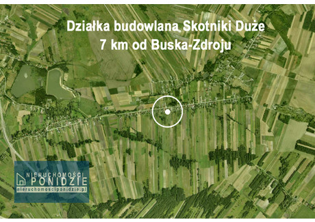 Działka na sprzedaż - Skotniki Duże, Busko-Zdrój (Gm.), Buski (Pow.), 1069 m², 62 000 PLN, NET-0960