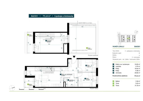 Mieszkanie na sprzedaż - Szeligowska Bemowo, Warszawa, Bemowo, Warszawa, 79,64 m², 1 280 055 PLN, NET-298756