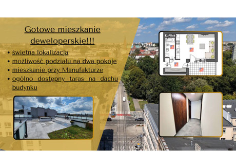 Mieszkanie na sprzedaż - Polesie, Łódź-Polesie, Łódź, 36,21 m², 409 173 PLN, NET-833752