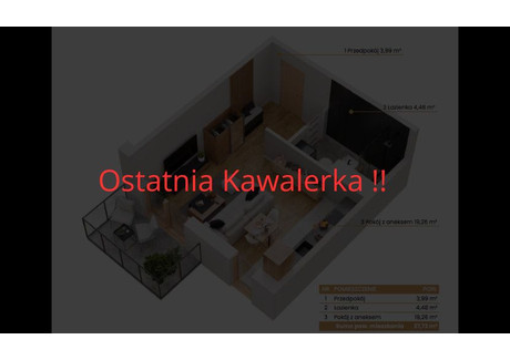 Mieszkanie na sprzedaż - Ceglana Brynów, Katowice, 27,73 m², 346 625 PLN, NET-324178